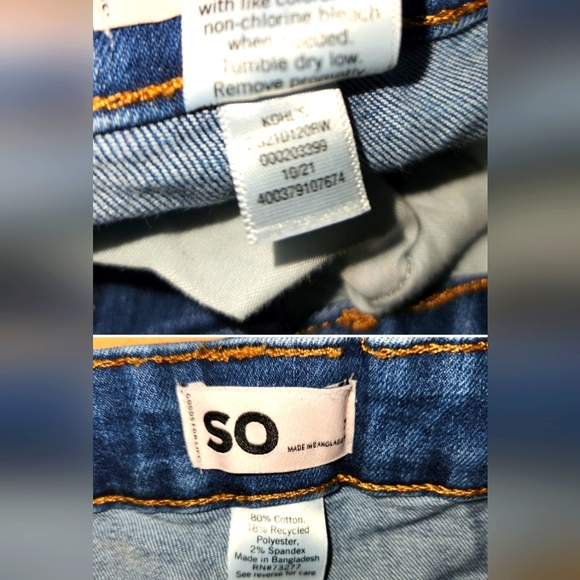 2pc set of Pink and brown Panda print top Very soft & Denim Jean Bermuda Shorts - Picture 4 of 10